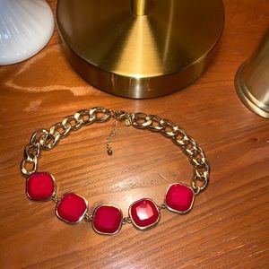Red and Gold Chocker